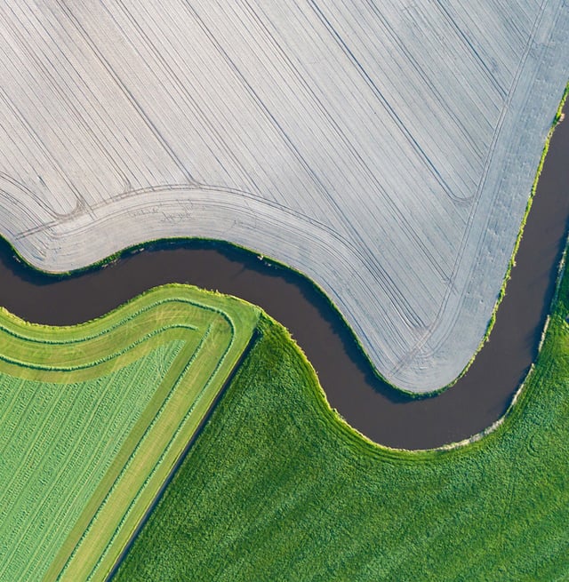 Irrigated fields